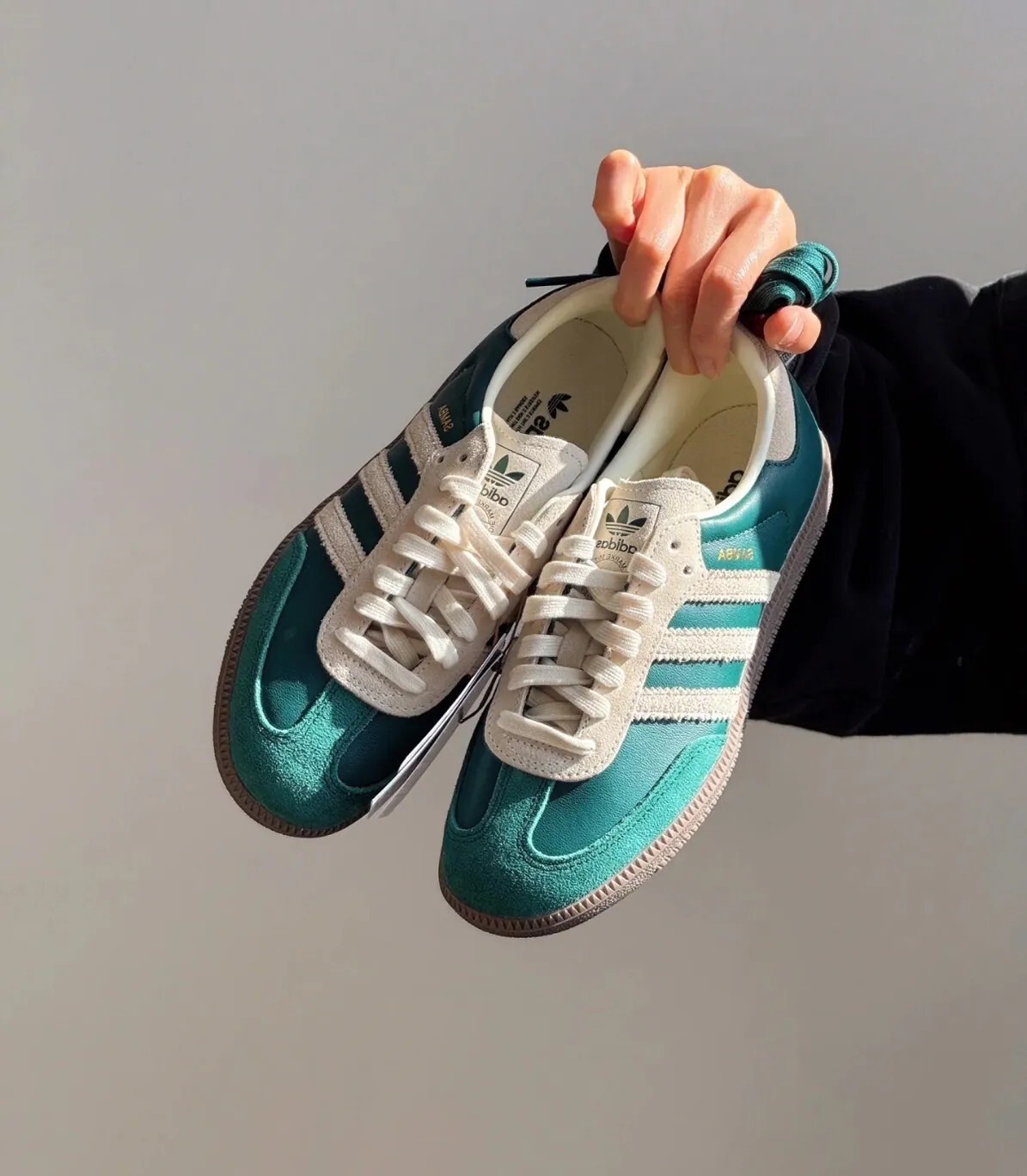 零碼-27.5cm-Adidas Originals Samba OG 奶油聖誕綠