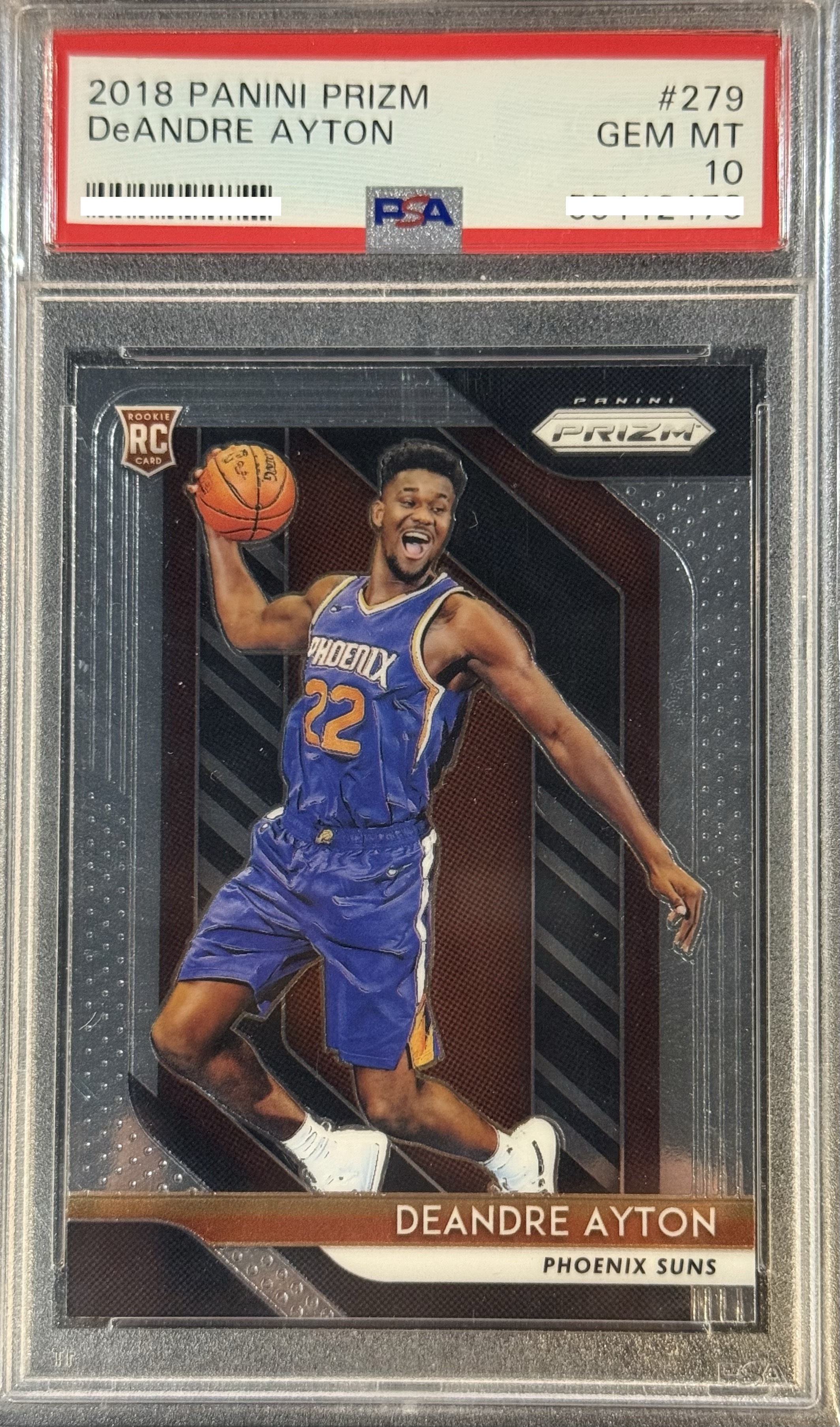 2018 PANINI PRIZM #279 DEANDRE AYTON 【PSA 10】
