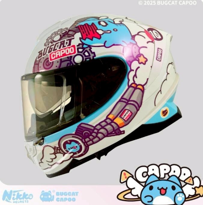 NIKKO N-806 急速咖波 炫彩特別款 變色白粉 聯名款 全罩