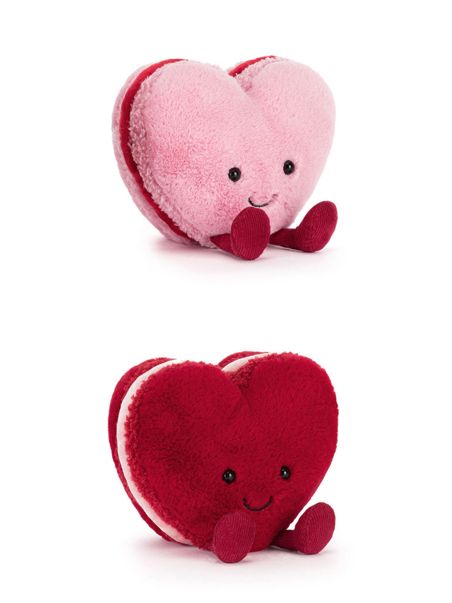 260112 新款Jellycat 表達愛意系列💞心心馬卡龍公仔 (2色)