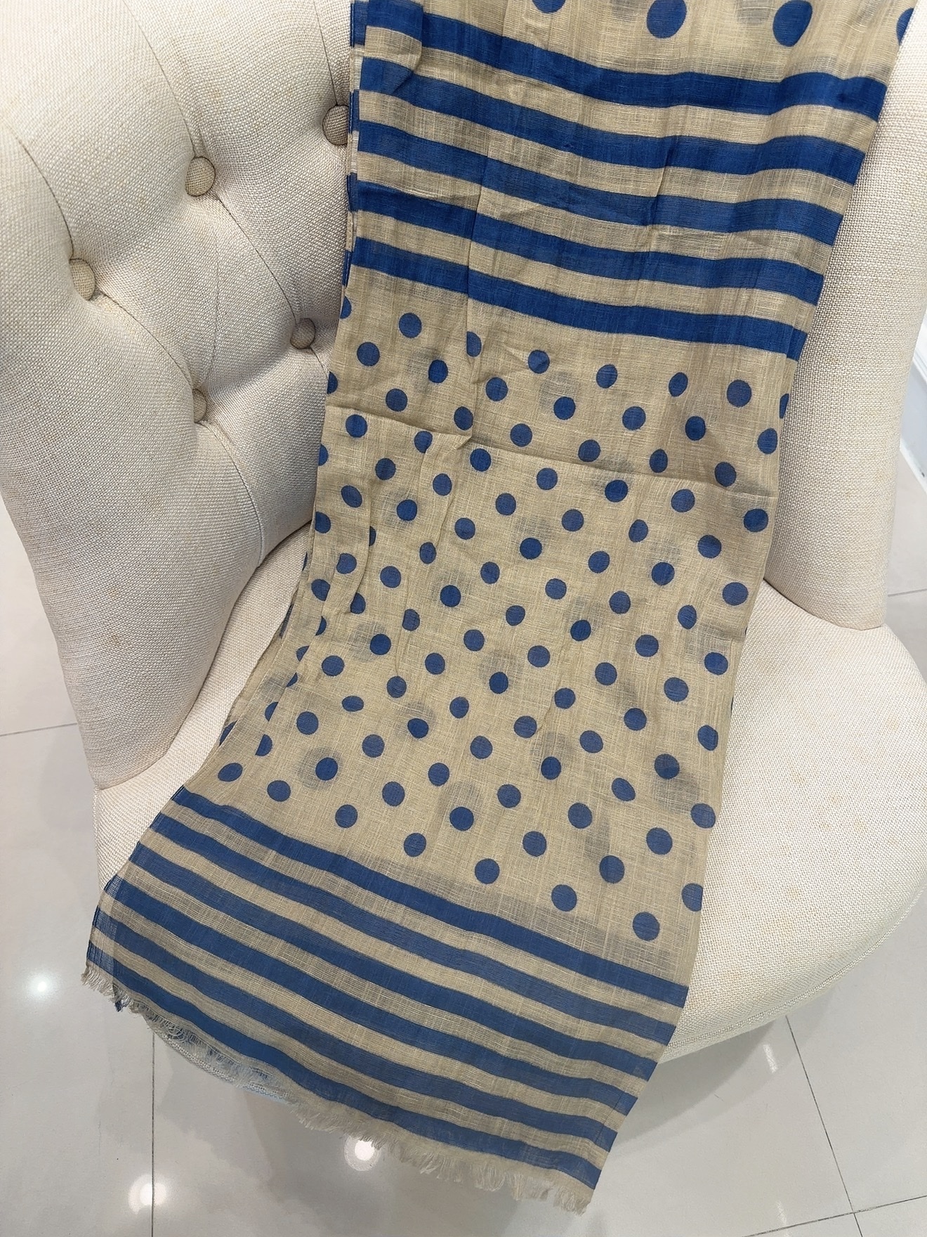 VINCENZO MIOZZA義大利綿&麻絲巾