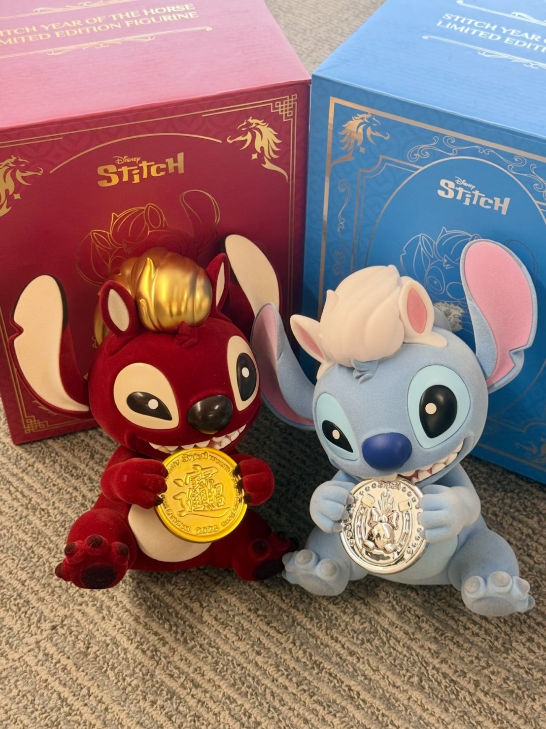 正版授權 史迪奇 馬年限定 福馬盈金 公仔 擺件 共3款