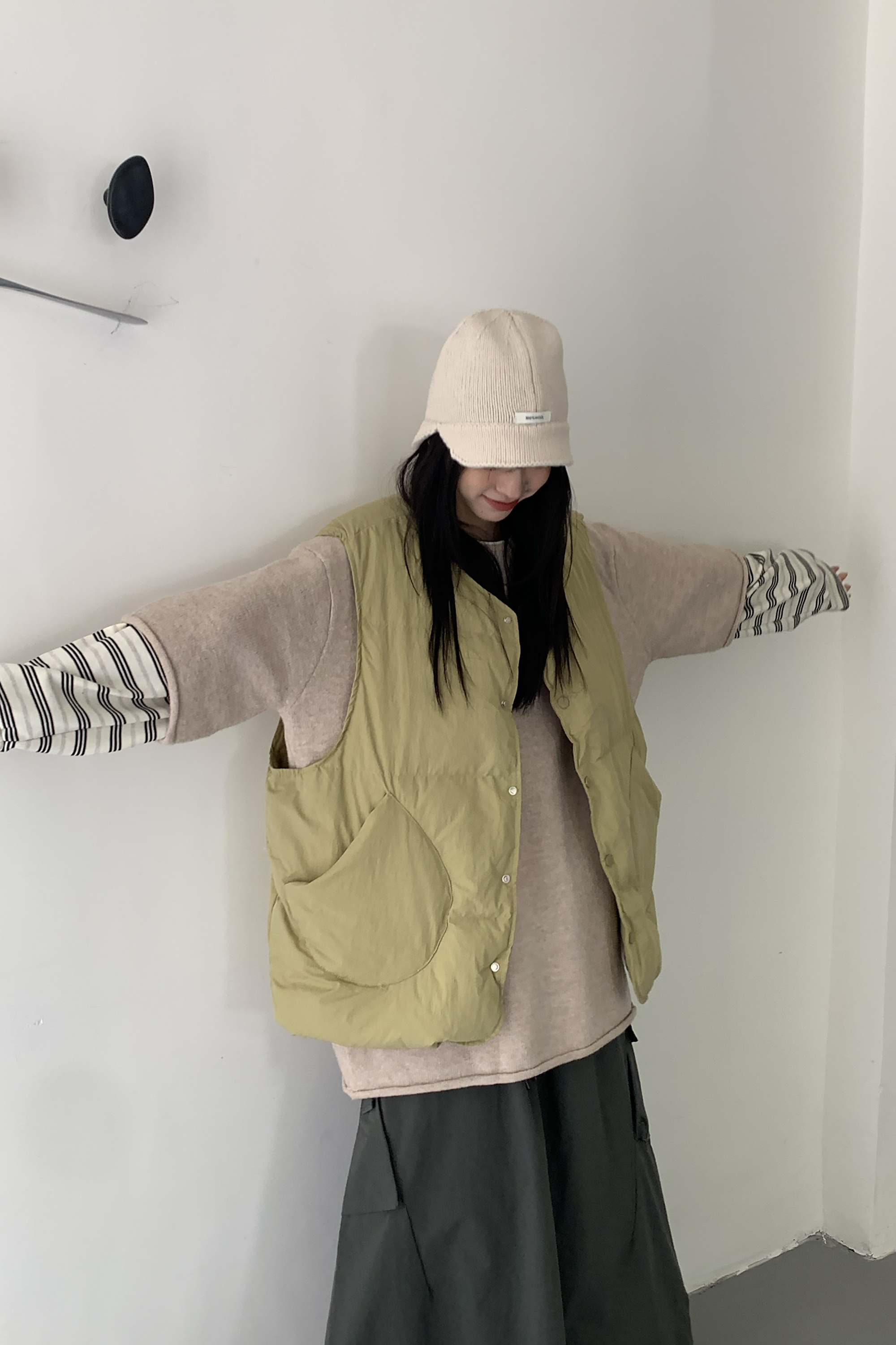 New Year｜玩色系日感羽絨背心 3色