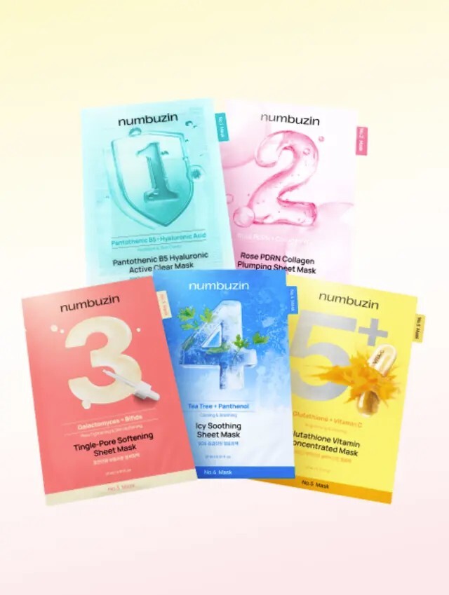 韓國 numbuzin 數字面膜 (5入/盒)