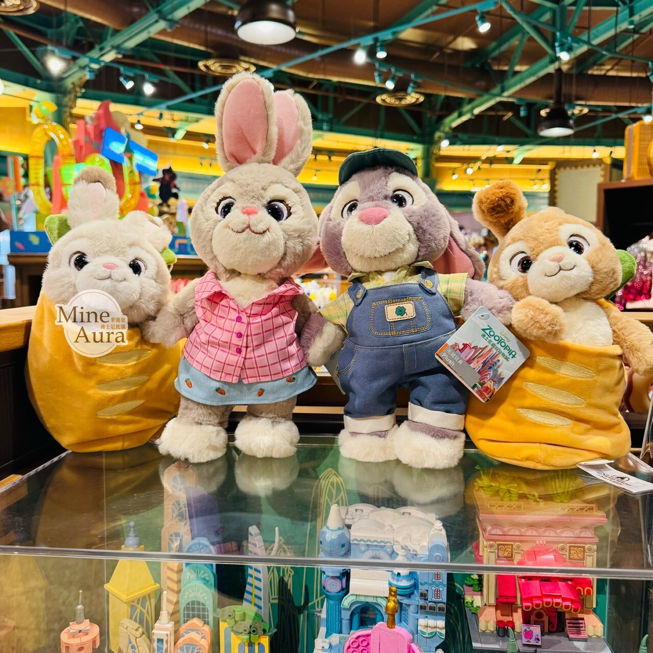 霍普斯家族小兔系列 胡蘿蔔包巾造型 娃娃 玩偶 動物方城市 Zootopia -上海迪士尼樂園