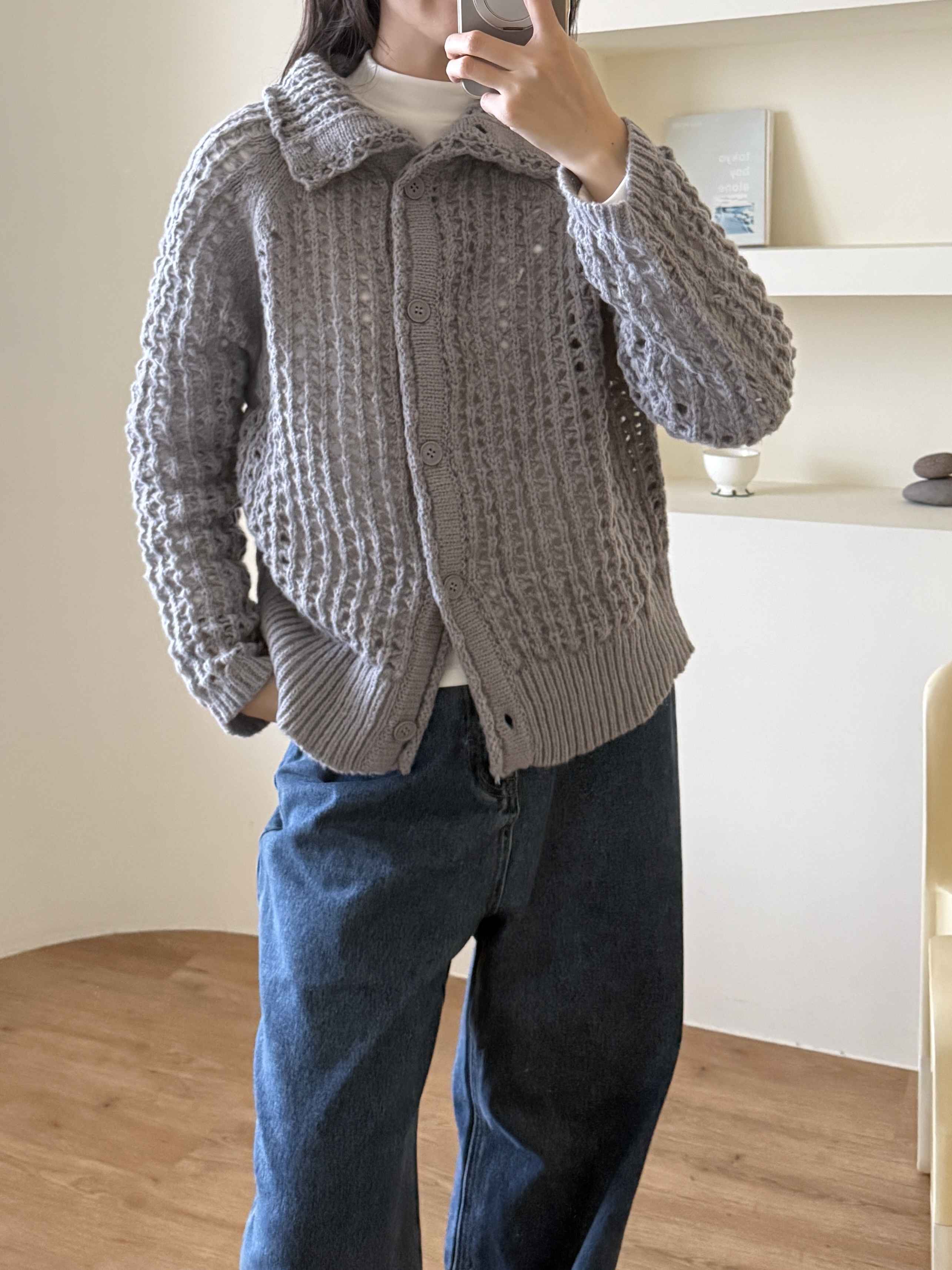 粗針織軟綿綿毛衣