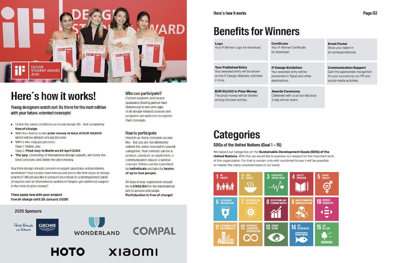 iF學生設計獎參賽概覽