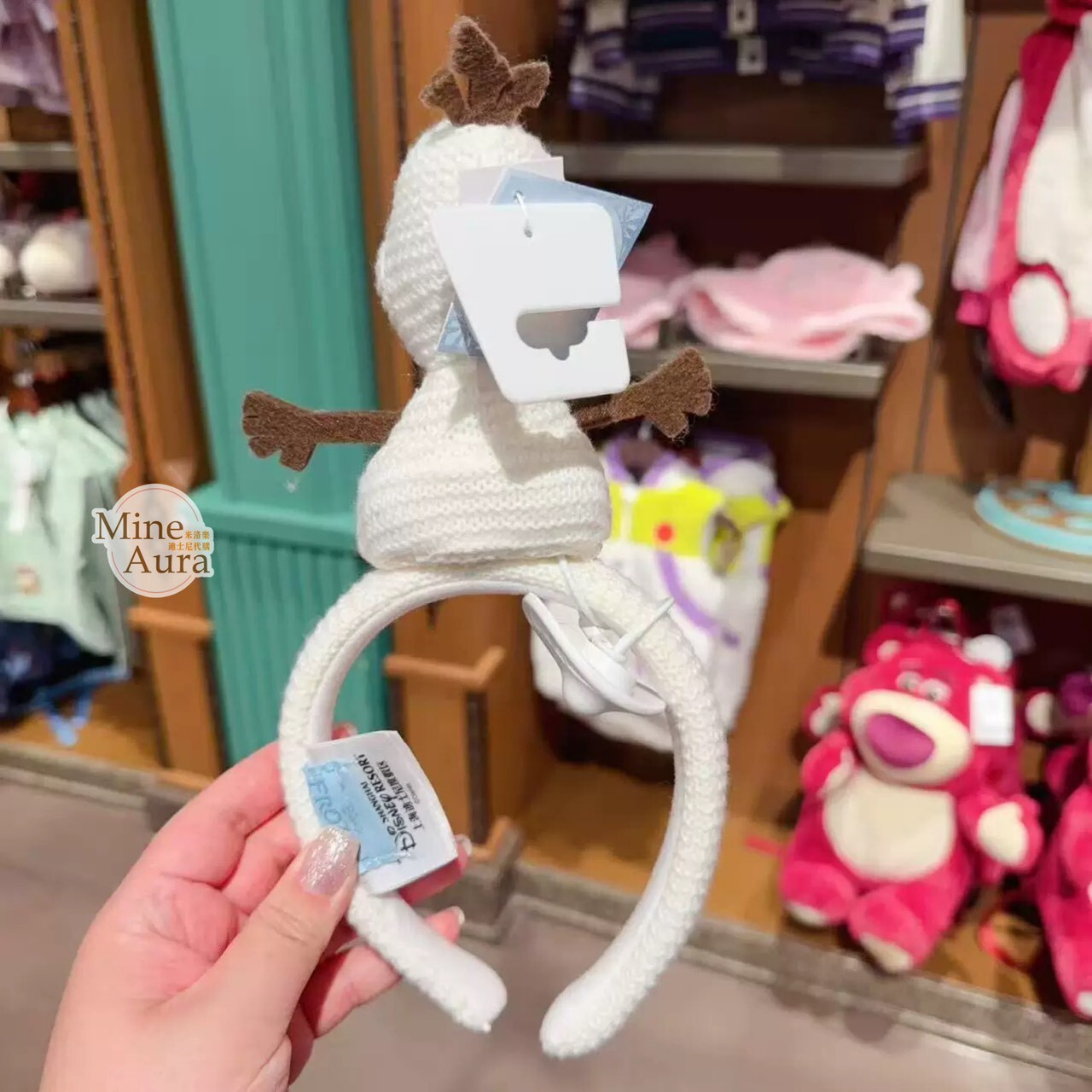 雪寶 Olaf 針織毛線 造型 髮圈 髮箍 冰雪奇緣 Frozen -上海迪士尼樂園