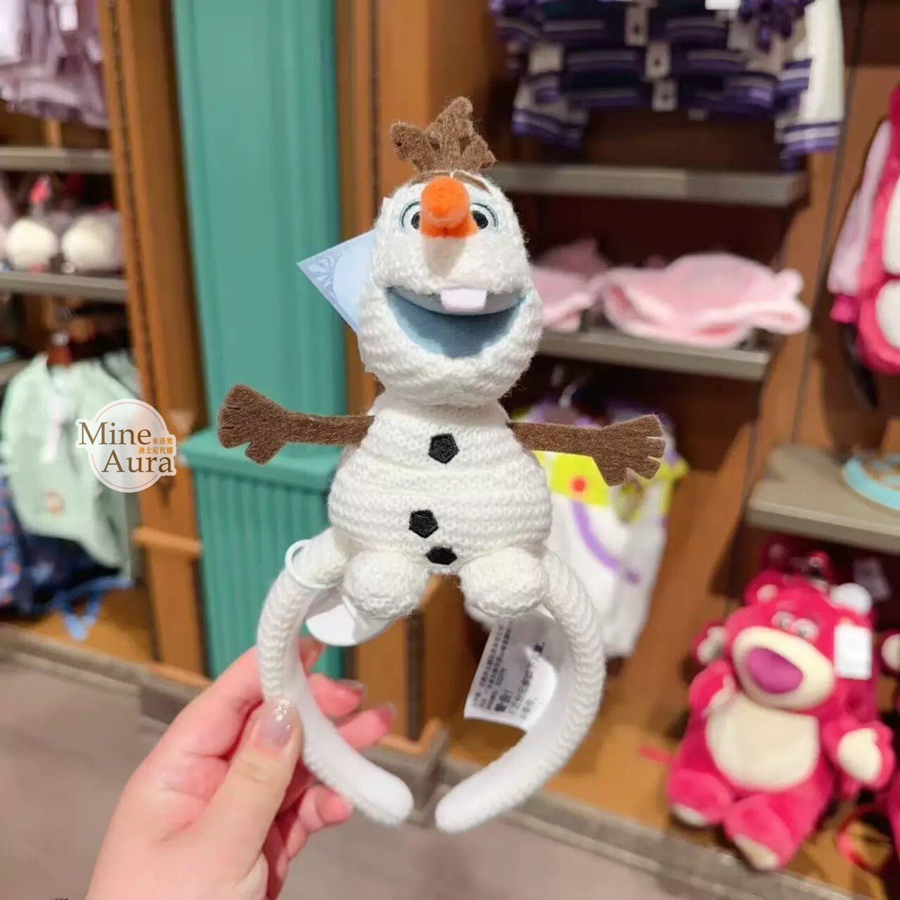 雪寶 Olaf 針織毛線 造型 髮圈 髮箍 冰雪奇緣 Frozen -上海迪士尼樂園