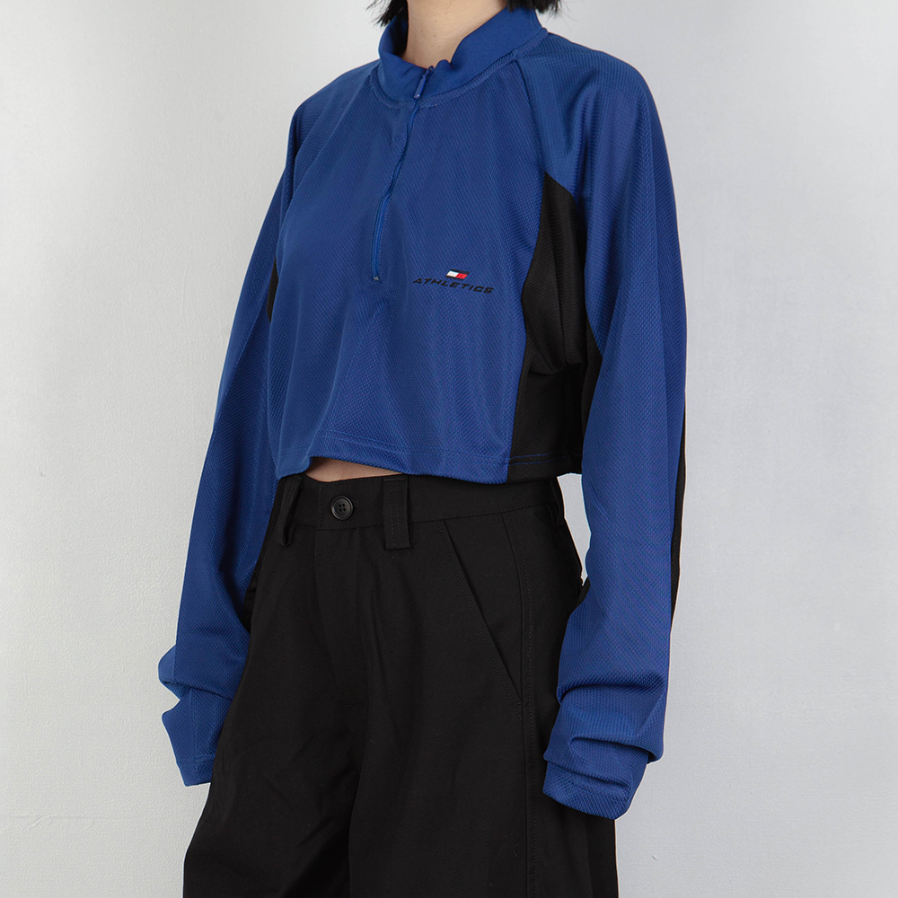 VINTAGE TOMMY HILFIGER CROP LONG SLEEVE TEE