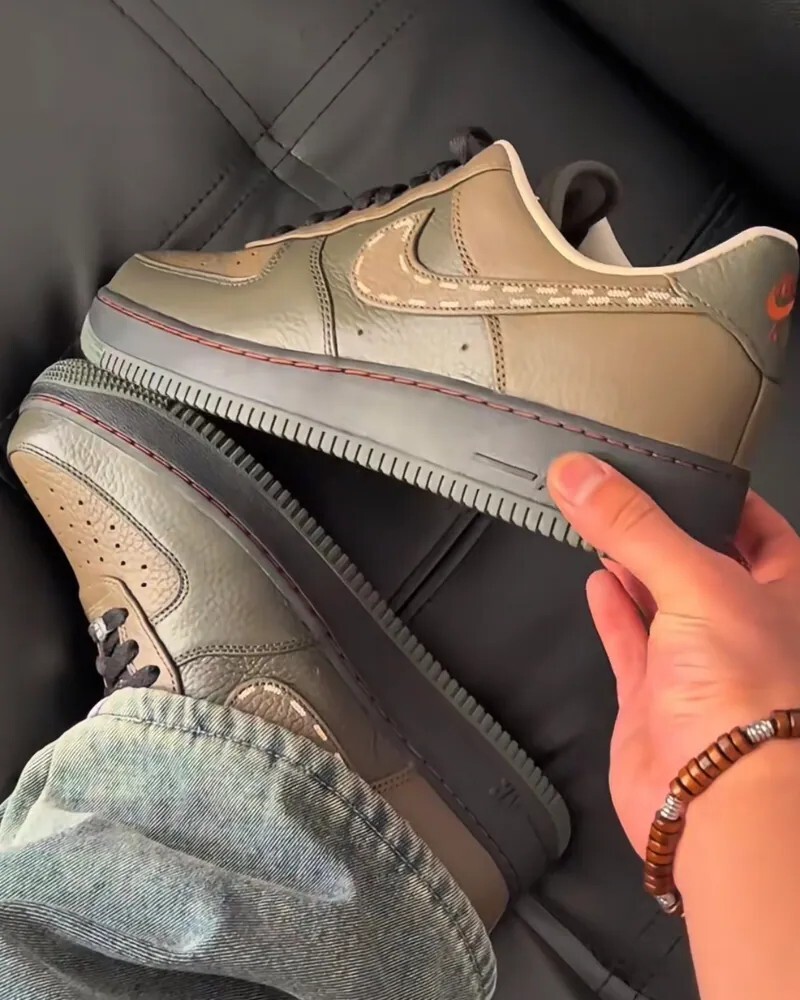 iSNEAKERS｜Nike Air Force 1 "Sequoia" 棕綠 縫線 IQ1122-320