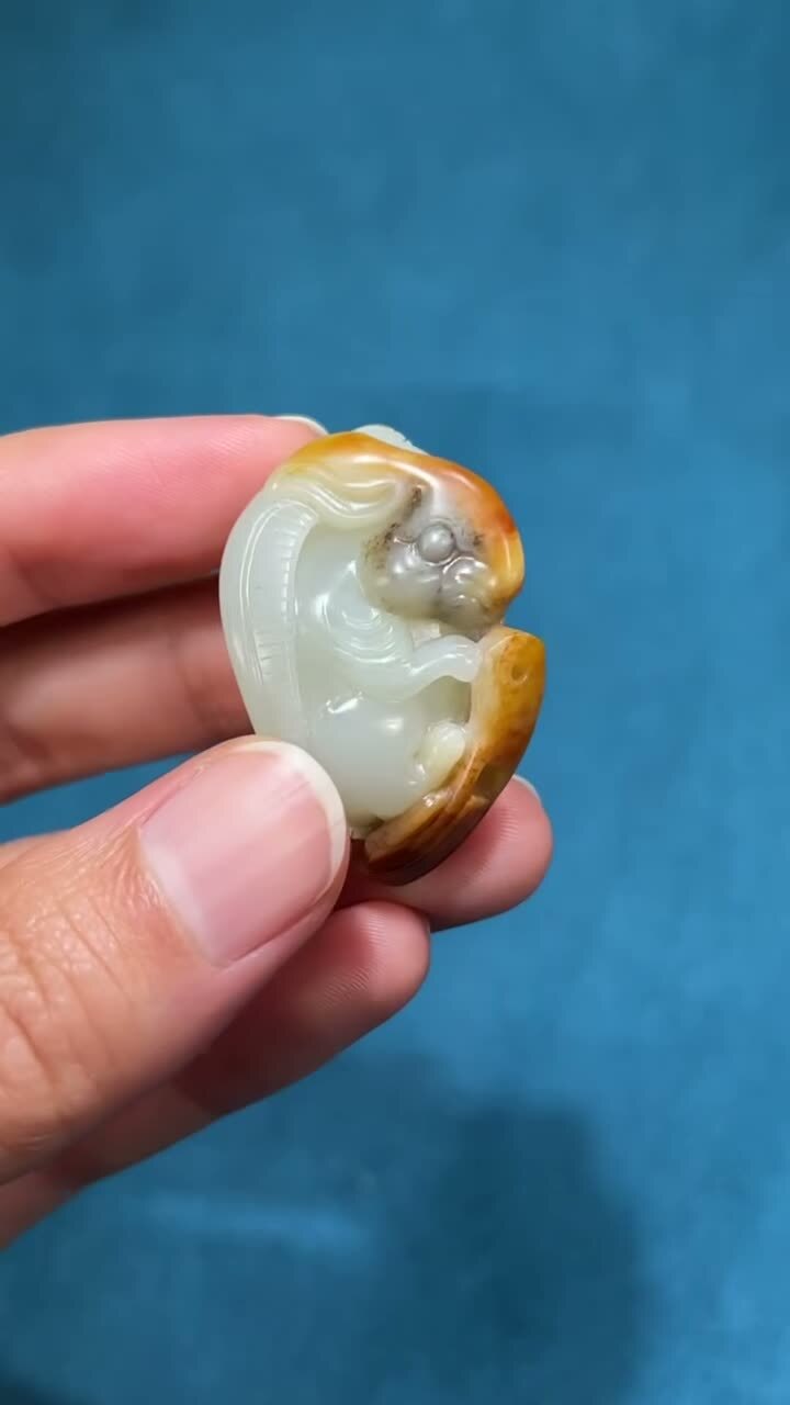 和田玉籽料前途無量,天然和田玉軟玉