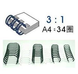 M&A WO-10  DOUBLE WIRE RING 16mm - WHITE (50's) 500464850