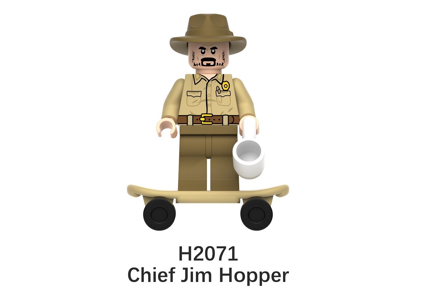Stranger Things Chief Jim Hopper Custom Minifigures fit Lego HZ6010 H2071
