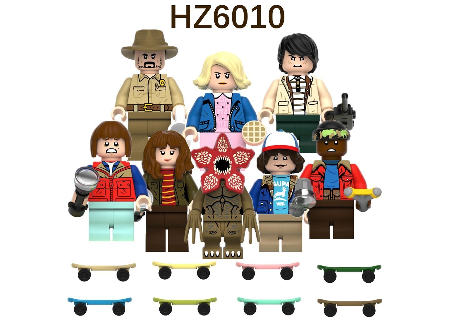 Stranger Things Custom Minifigures Set Fit Lego HZ6010