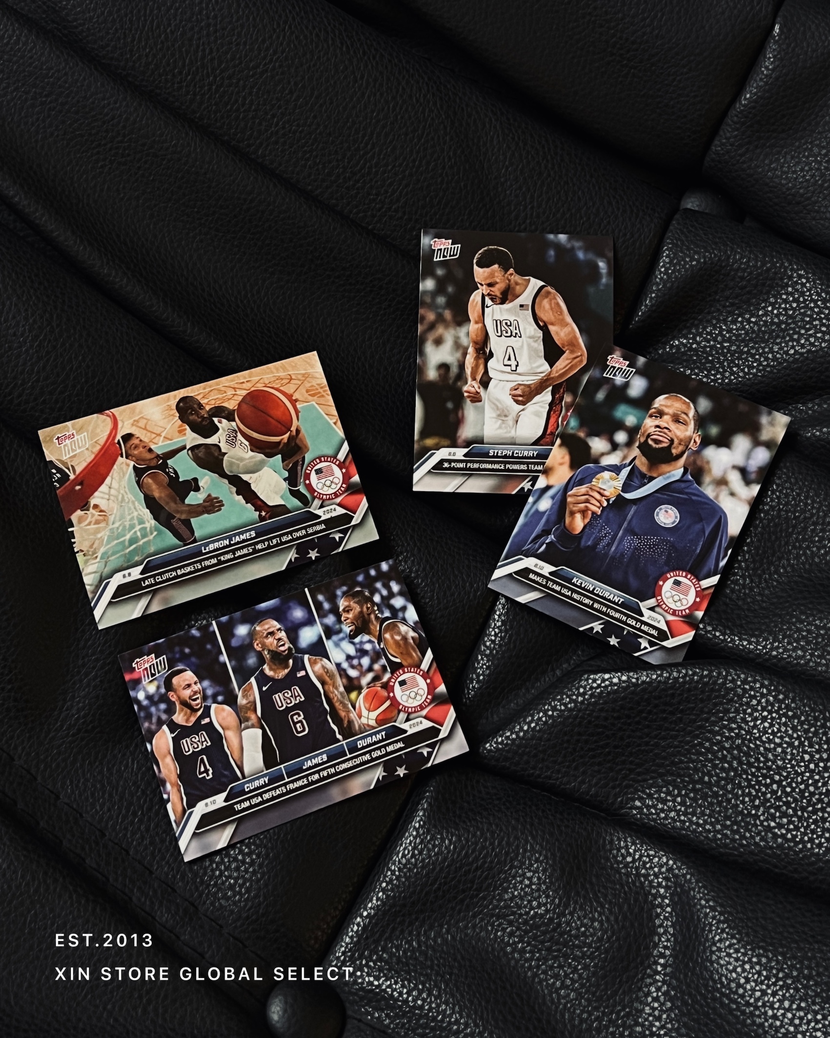 【現貨】TOPPS NOW x 2024 Olympic Steph Curry 史蒂芬 柯瑞 奧運限定 紀念卡 限量卡
