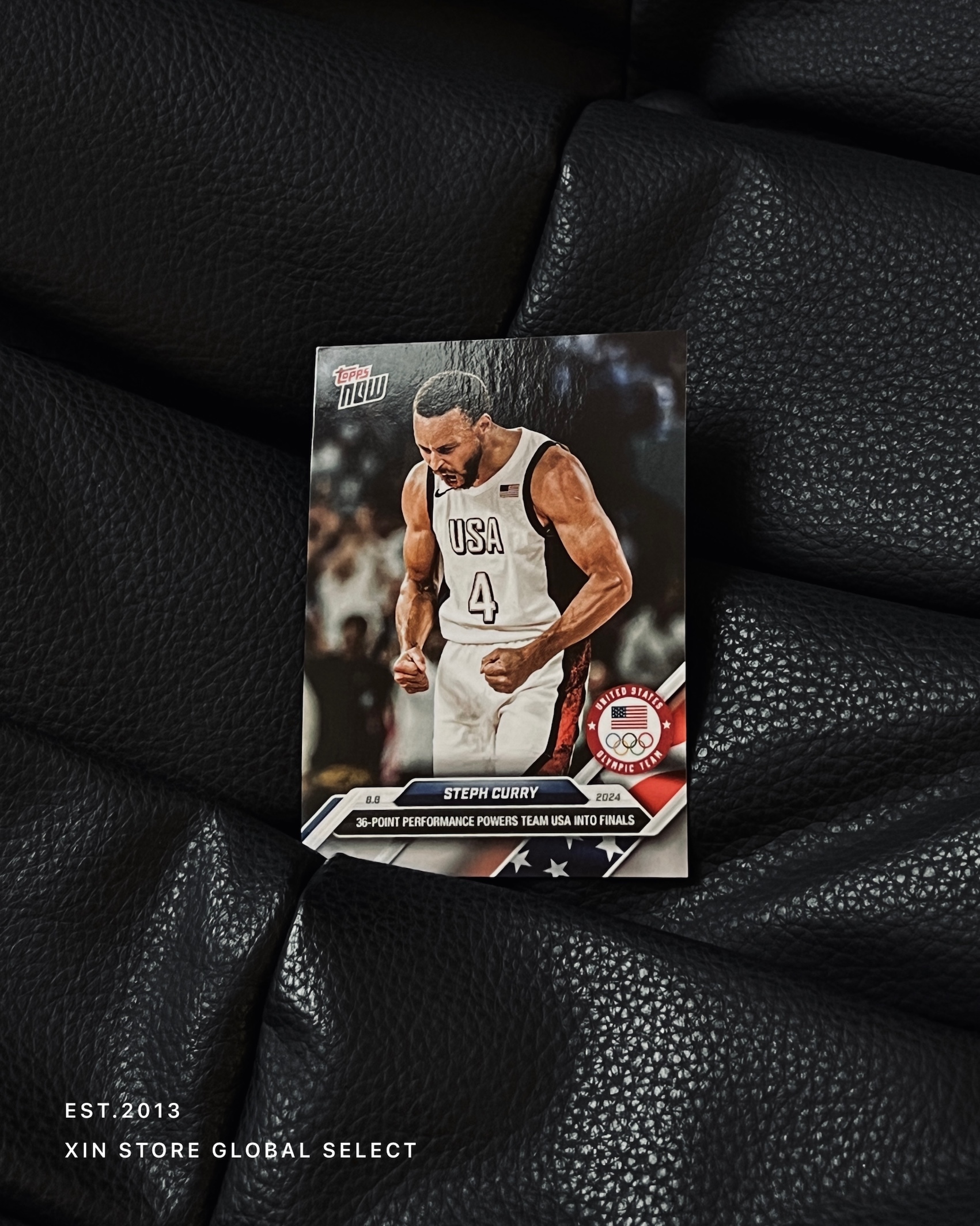 【現貨】TOPPS NOW x 2024 Olympic Stephen Curry 史蒂芬 柯瑞 奧運限定 紀念卡 限量卡
