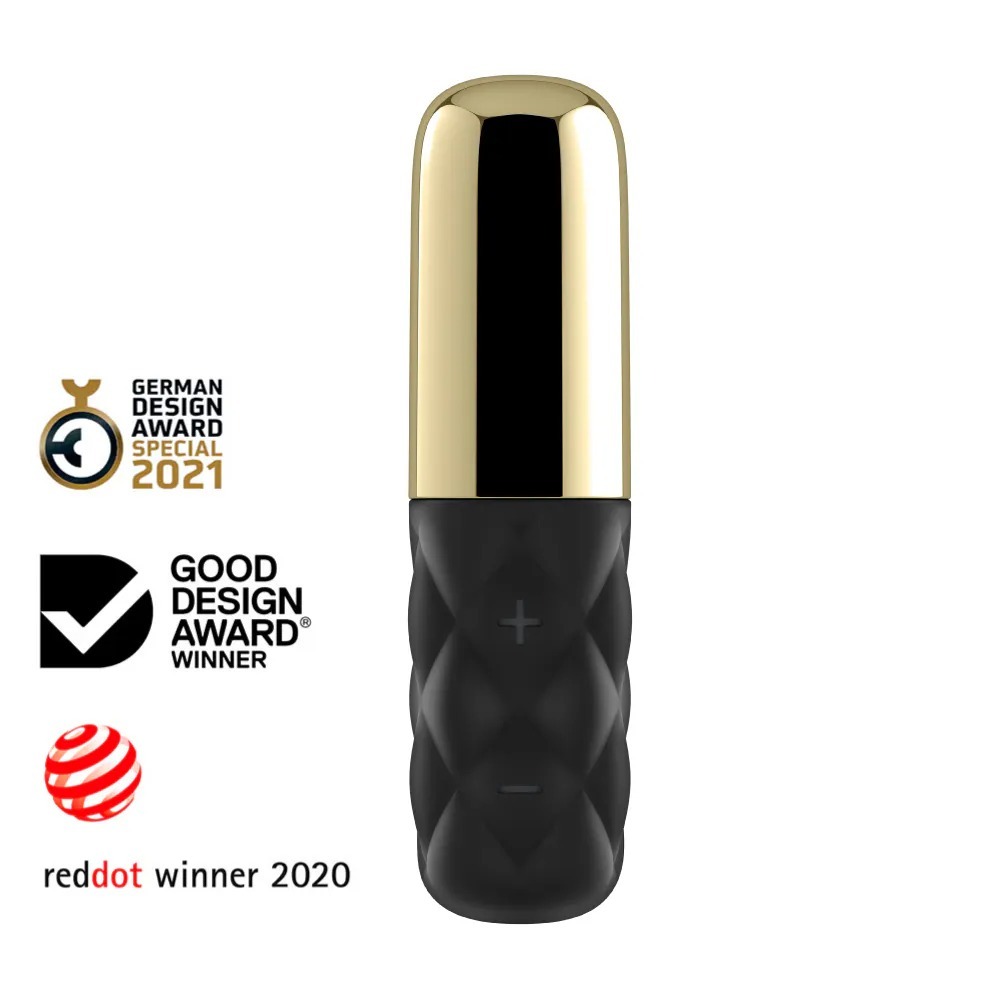 Satisfyer Mini Sparkling Darling 迷你震蛋 黑金色