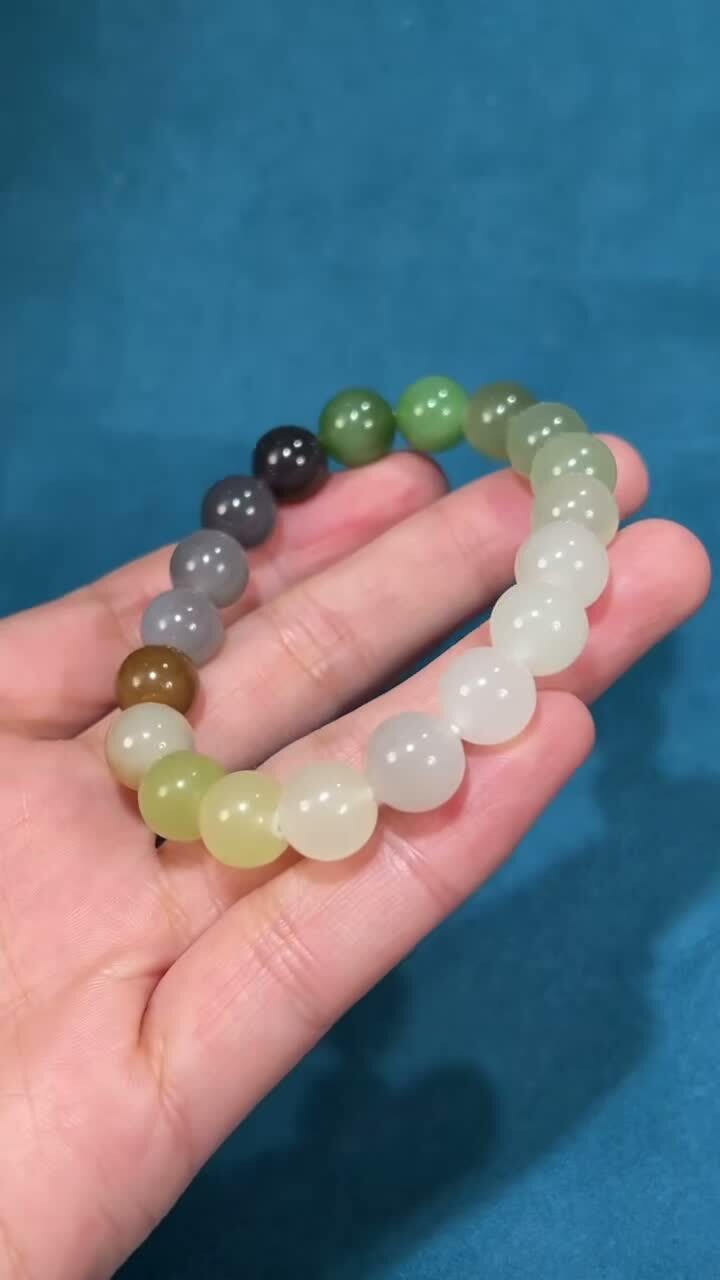 和田玉多寶手串 (10mm直徑),天然和田玉軟玉