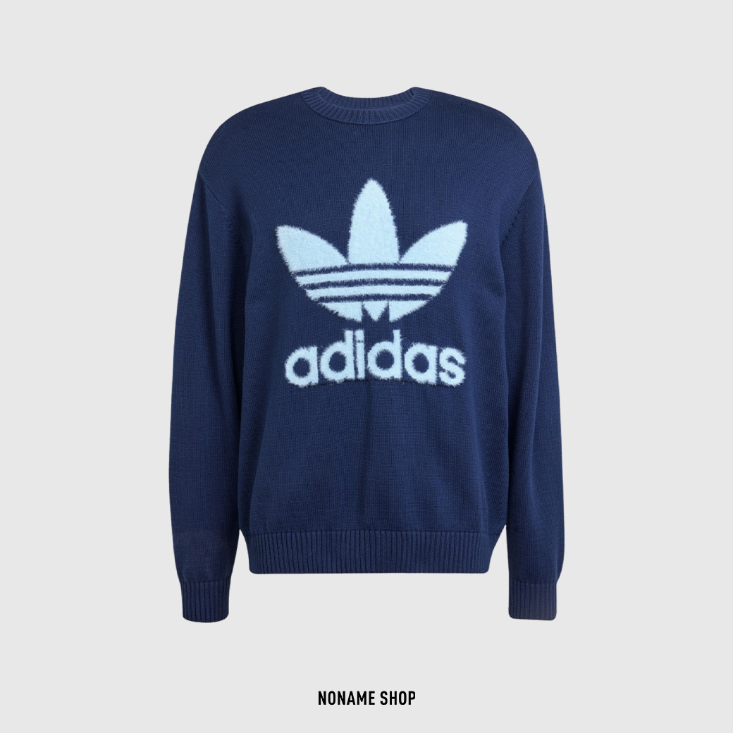 ADIDAS ORIGINALS SS25 經典 三葉草 針織 長袖 (男款)