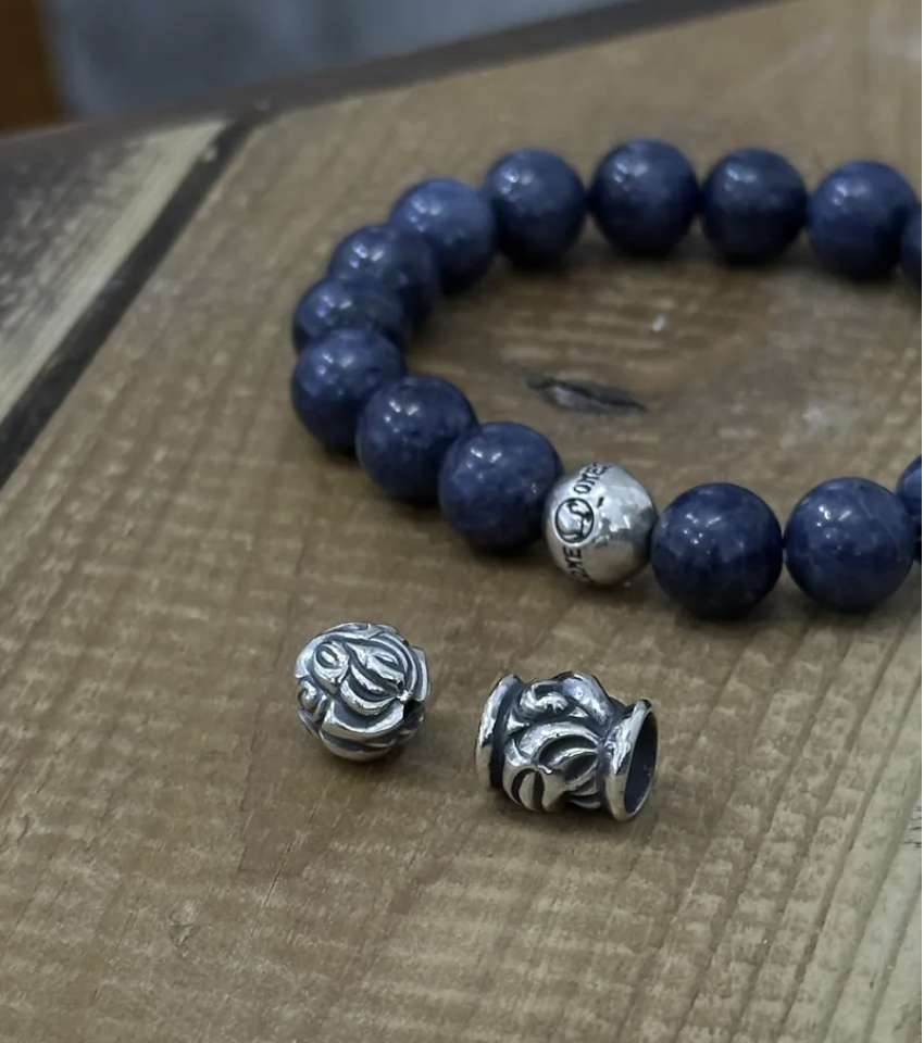 Lone Ones 10mm Silver Bead