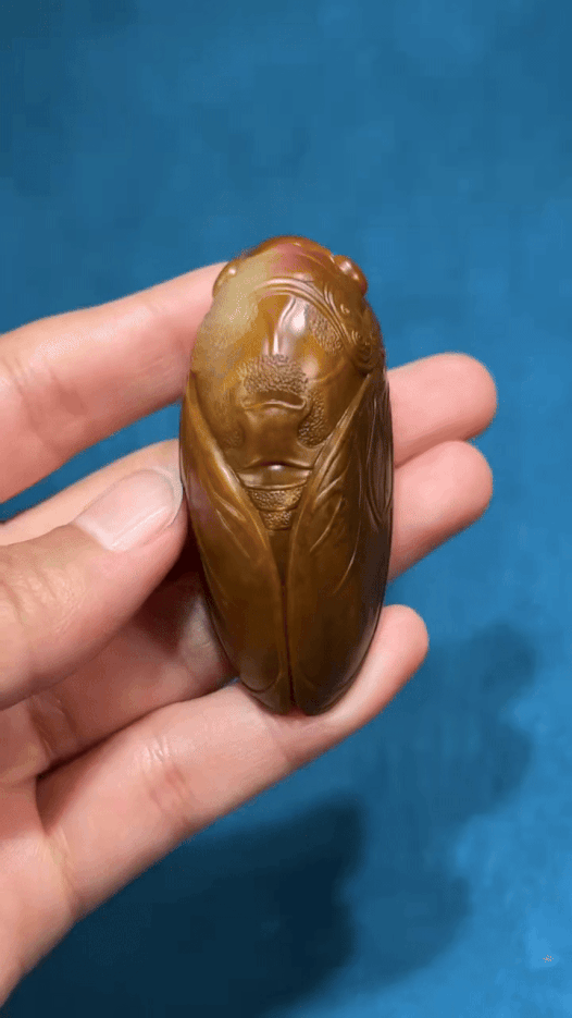 1229230 和田玉籽料居高聲遠