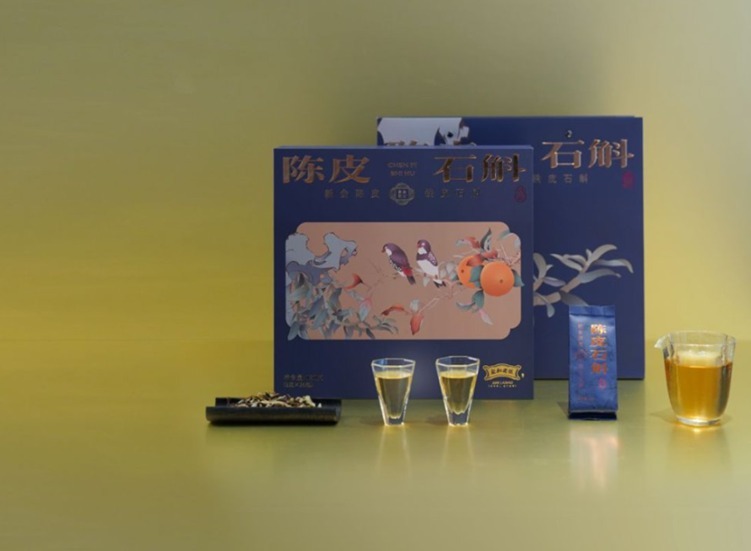 0112XH32-新會NH- 陳皮石斛180克/盒（8盒/件）（A32）