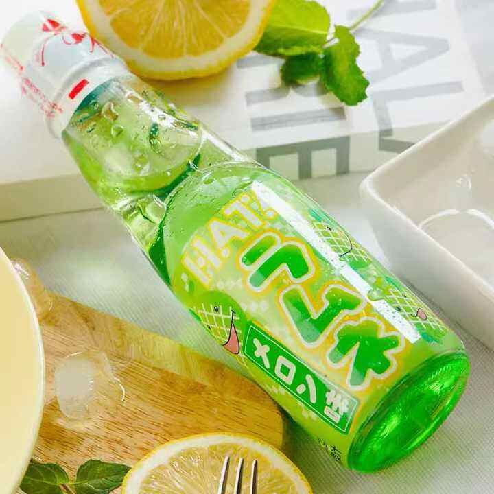 【原箱30支裝】哈密瓜口味瓶裝波子汽水 200ml 日本直送 此日期前最佳：2026/12/30