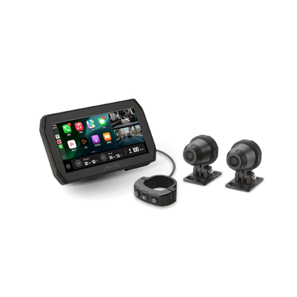 『現貨』Mio MiVue™ MK50 智慧騎乘助手 Carplay+前後鏡頭行車記錄器 附32G