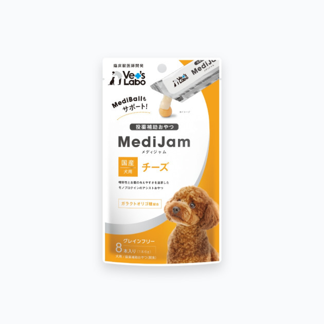 MediJam-低敏犬用餵藥肉泥8入(起司)