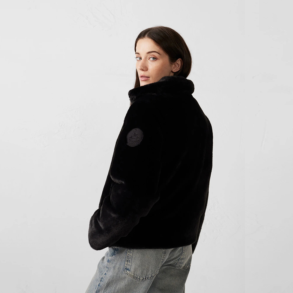 【JOTT】OLG二面穿極冷立領羽絨外套(黑)