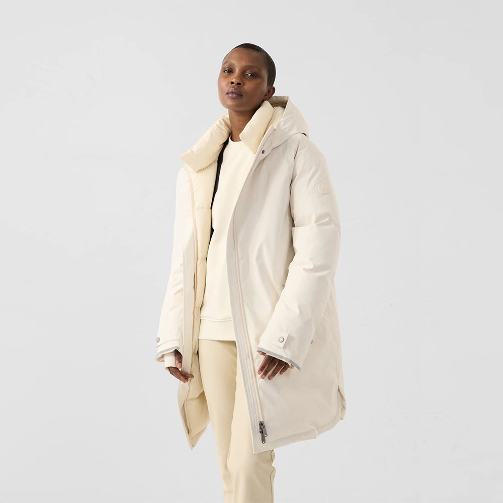 【JOTT】NAN派克大衣極冷連帽羽絨外套(白)