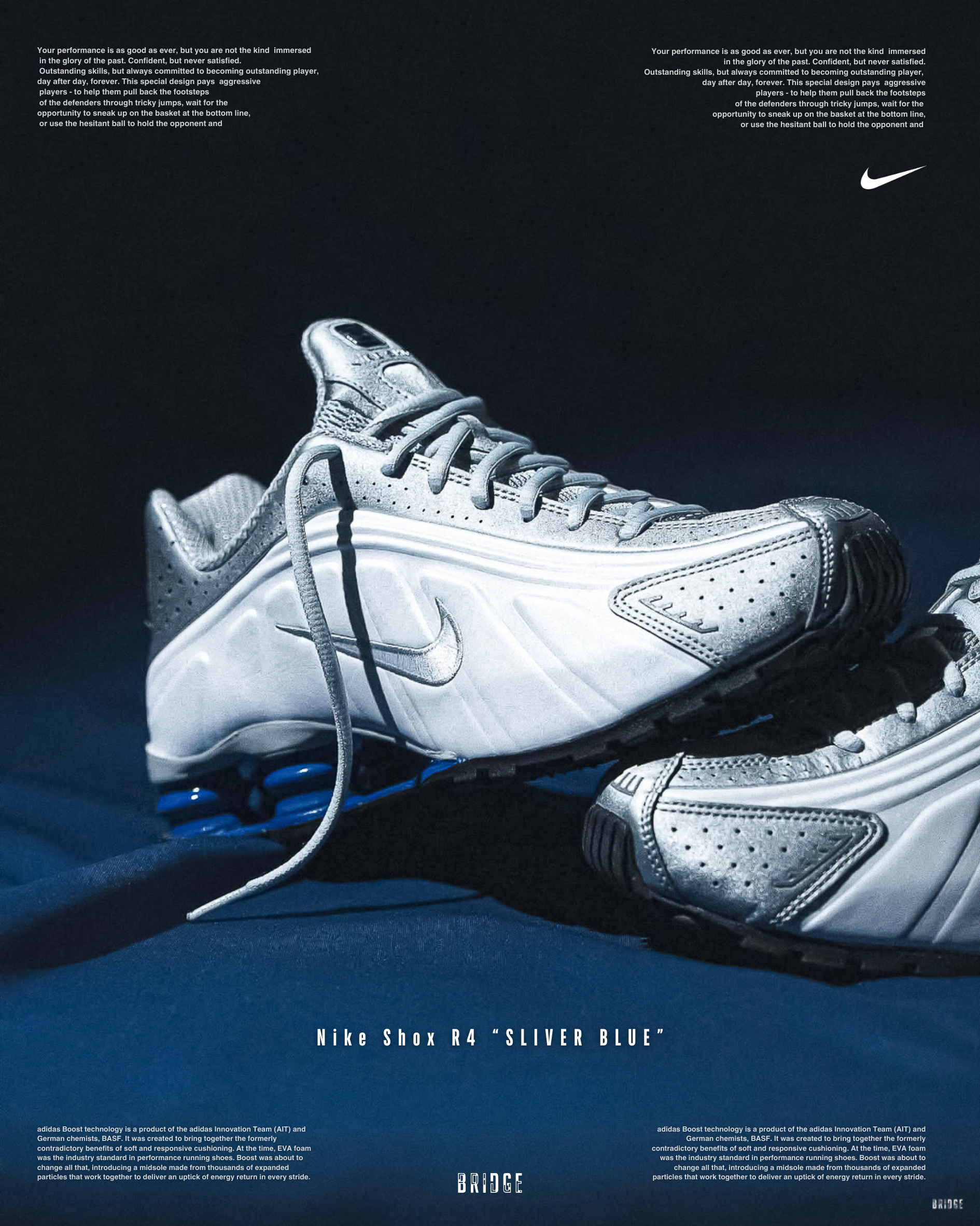 『限時2日！銀白 最頂未來鞋型！』Nike shox R4 sliver blue