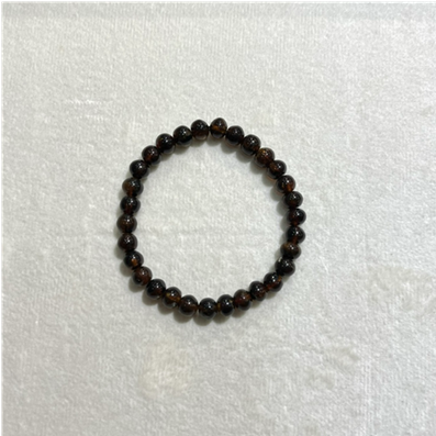 TN016 D353 撫順血翳珀手串7mm