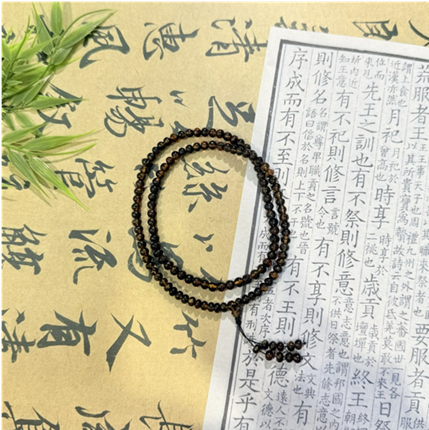 TN017 A01 撫順一級翳珀佛珠6m (送證書)