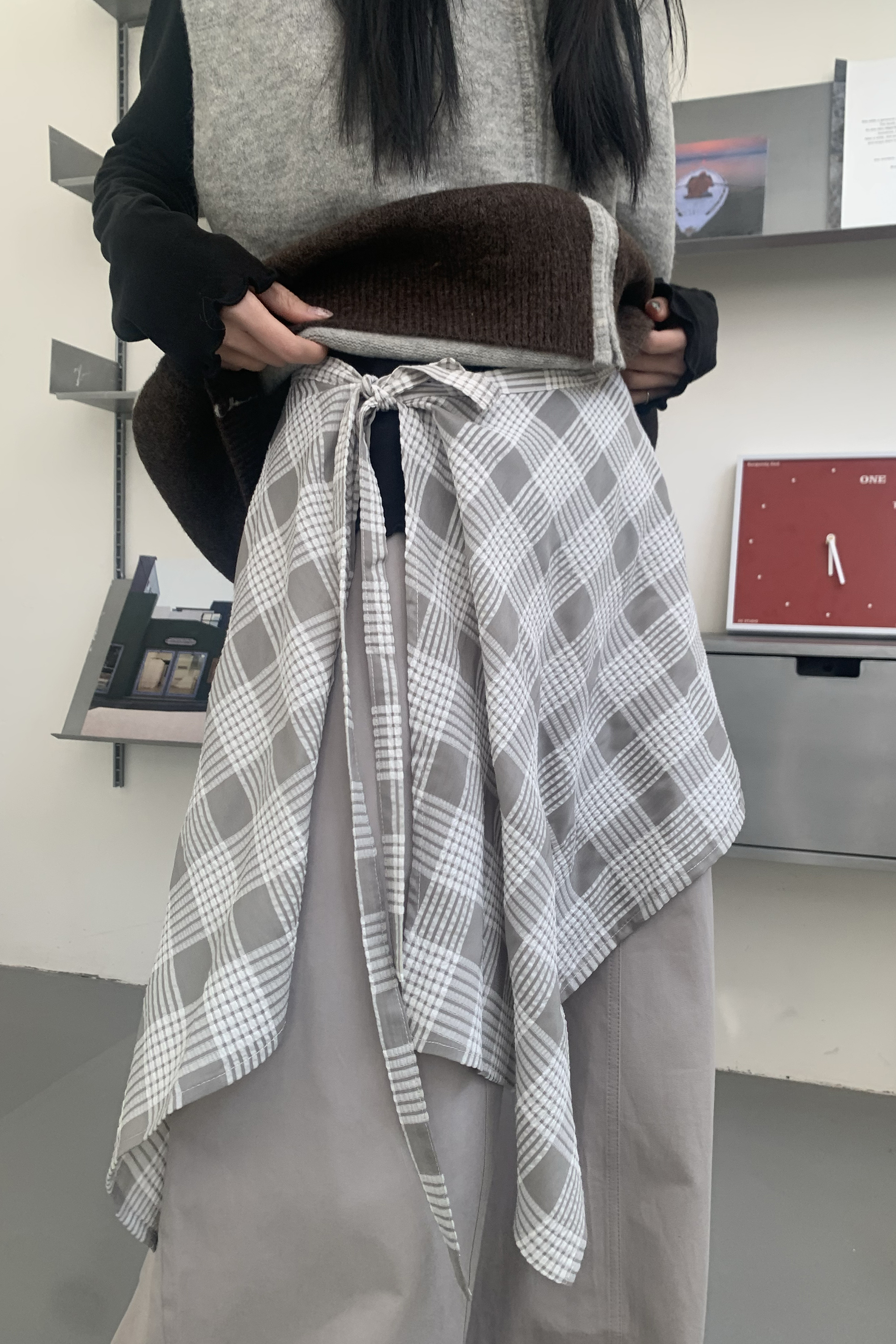 New Year｜搭配巧思!格子屁廉 2色