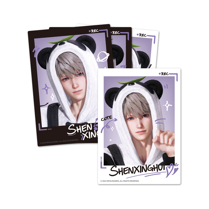 【三創336】GA-9908《戀與深空》竹林淺語系列拍立得組-沈星回款