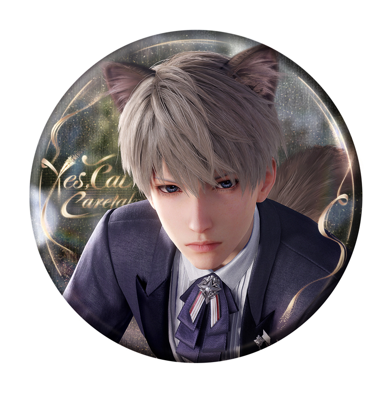 【三創341】GA-9913《戀與深空》遵命飼養官系列馬口鐵徽章-沈星回款