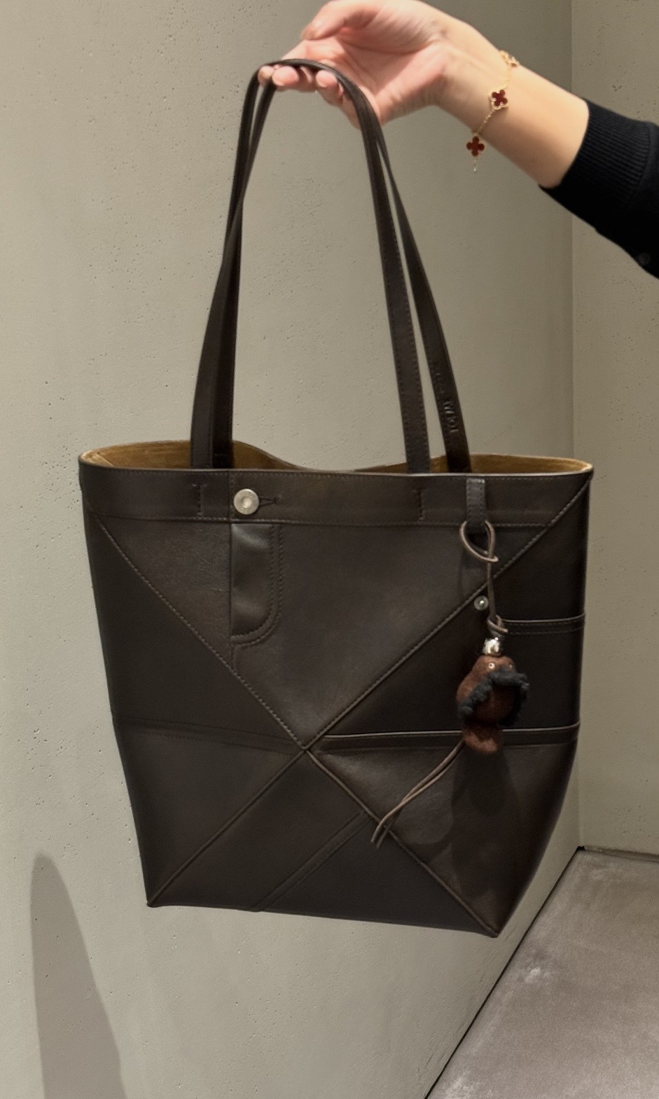 LOEWE Puzzle Fold 牛皮托特包