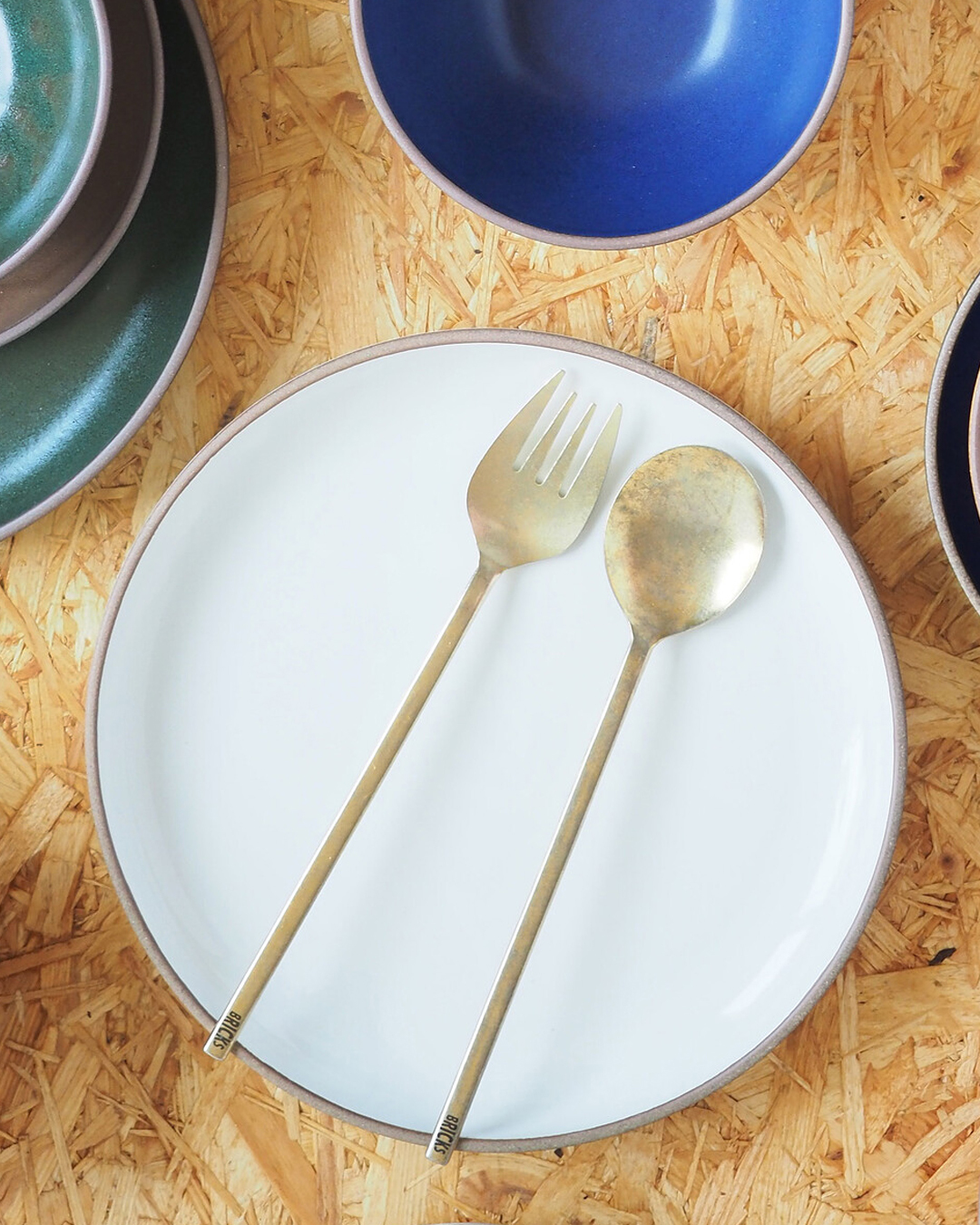 燕三条 BRICKS 復古鍍金餐具｜CHIPS
