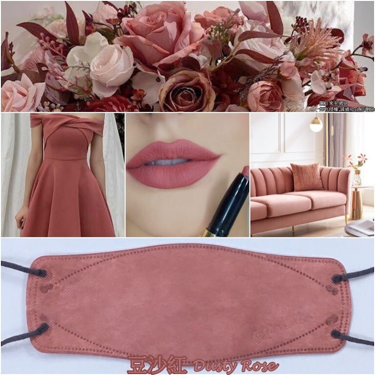 TL Mask 3D立體口罩 TL99 豆沙紅1盒（30片獨立包裝）