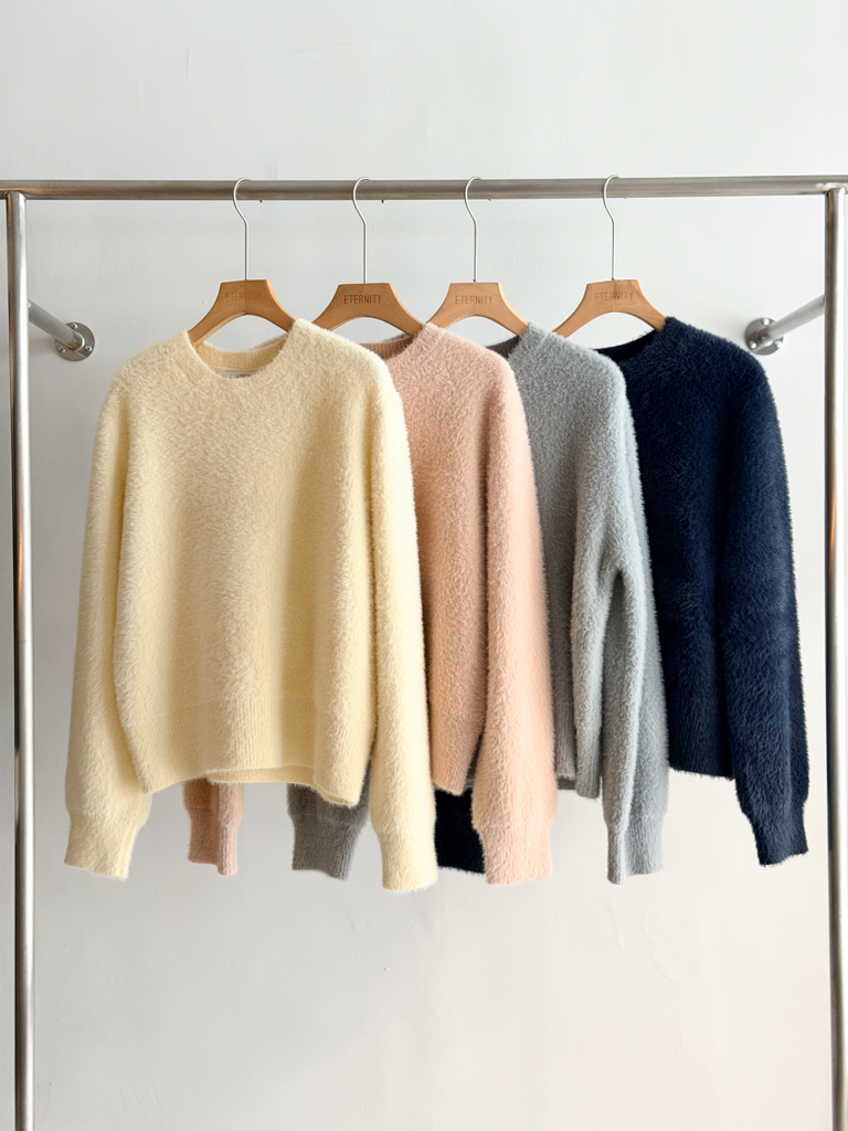 0104水貂毛針織毛衣(現)