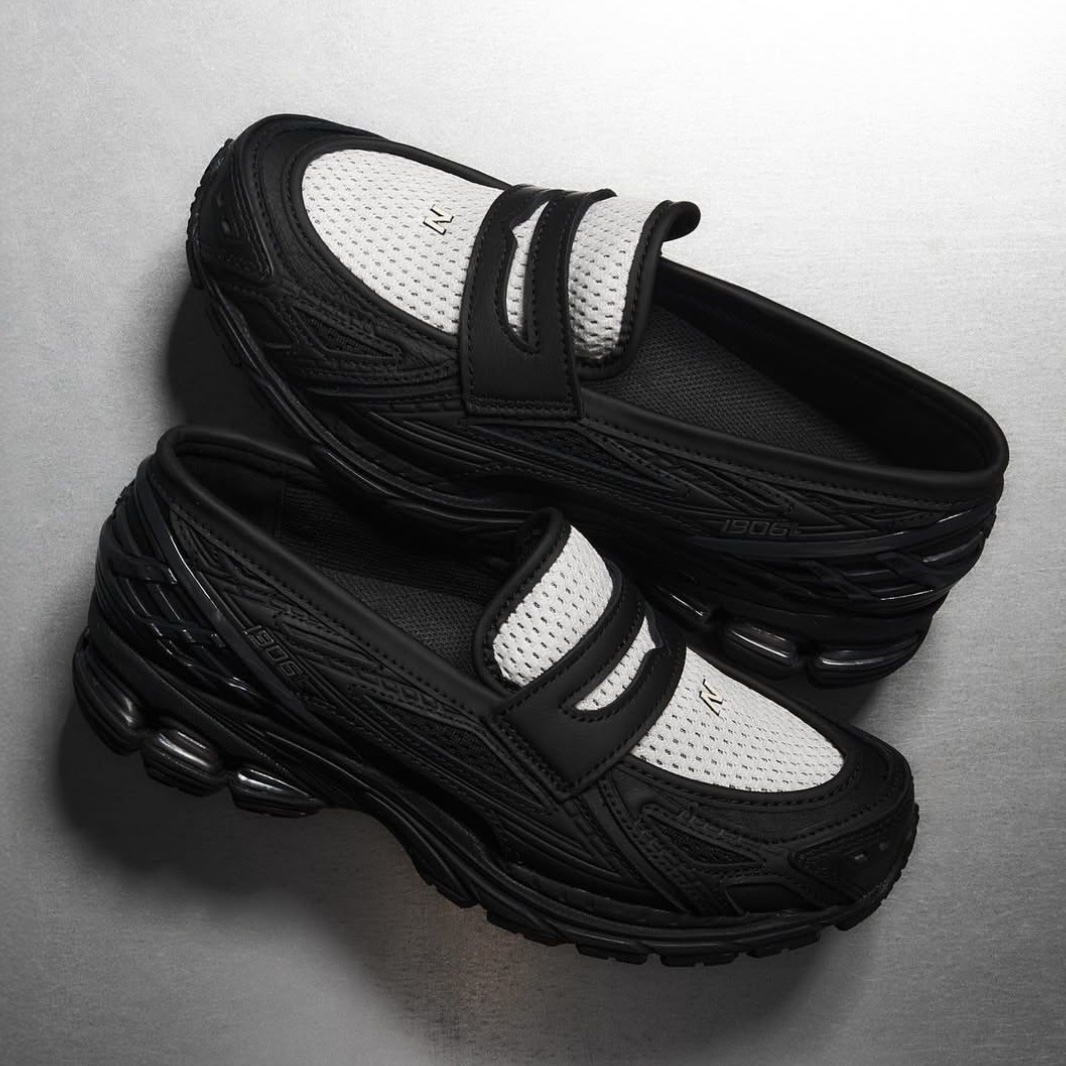 NEW BALANCE U1906 黑白 網面 樂福鞋 懶人鞋 U19068G9