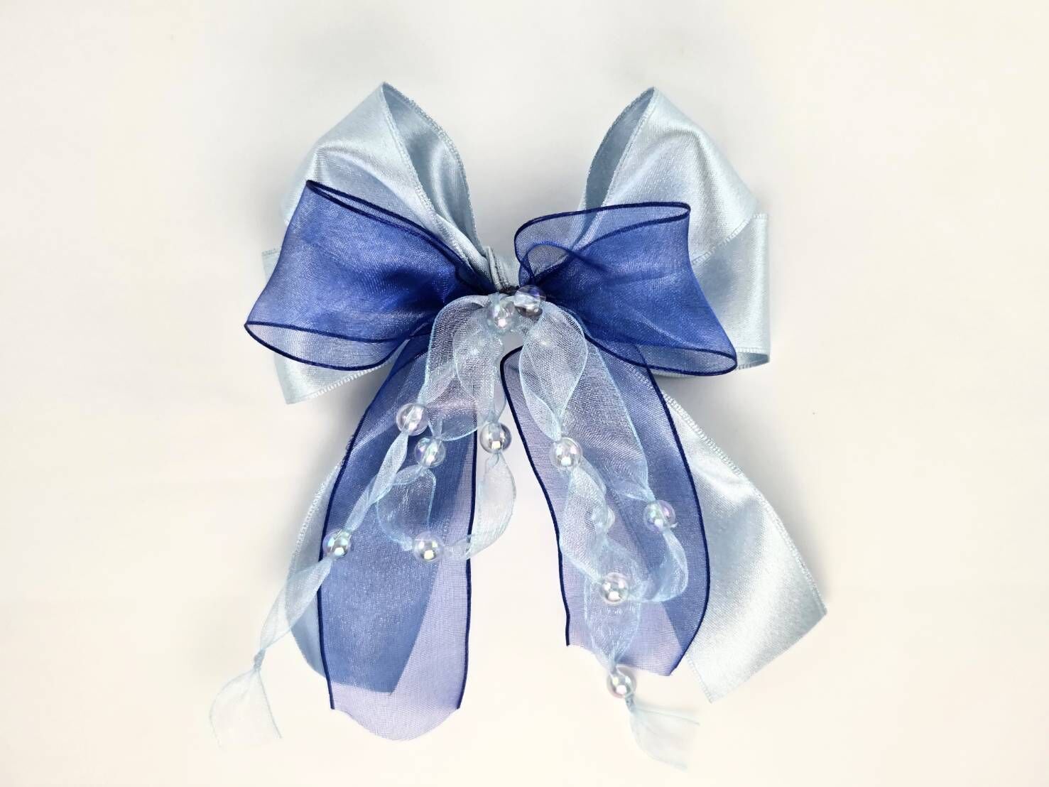 極薄雙色波光網紗 38mm_10色