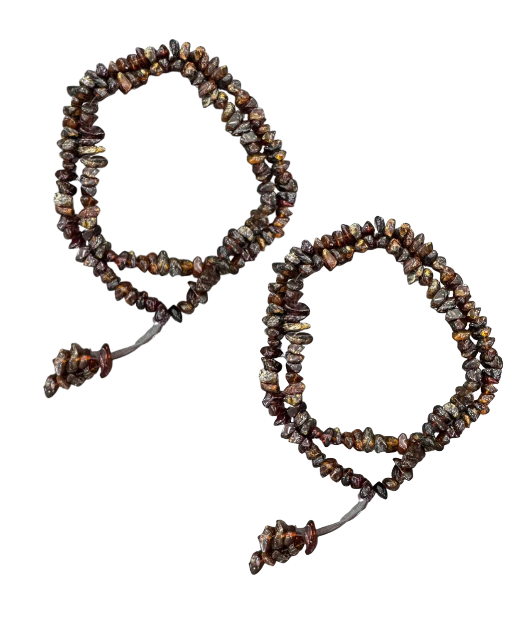 TN047 撫順隨型藥珀項鏈 一套2件