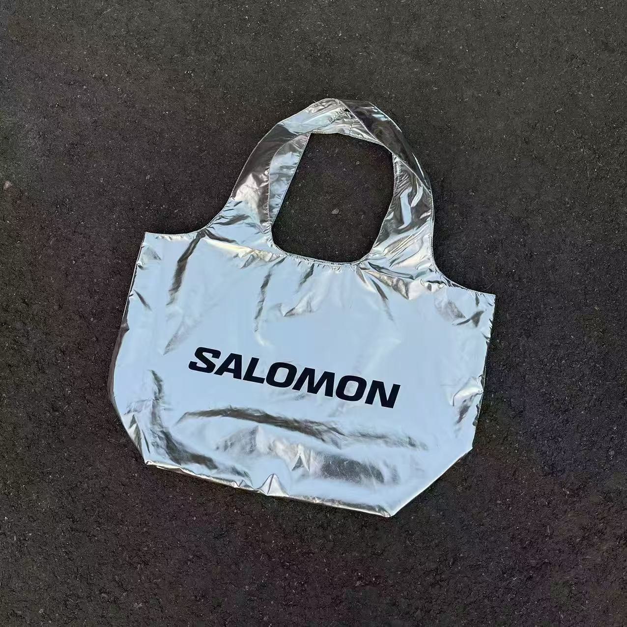 【現貨】SALOMON 購物袋 銀色 SALHC2505