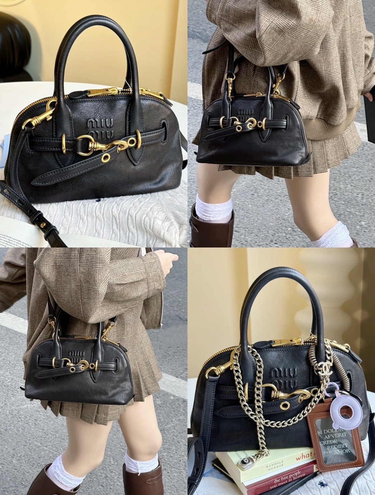 【3色入】MiuMiu Aventure Nappa Tote Bag