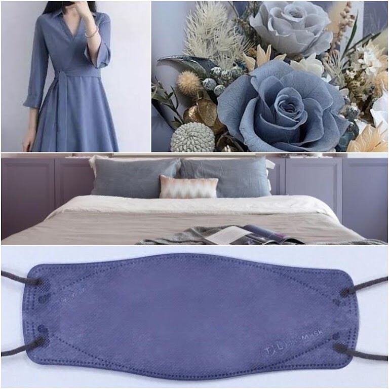 TL Mask 3D立體口罩 TL99 霧灰藍1盒（30片獨立包裝）