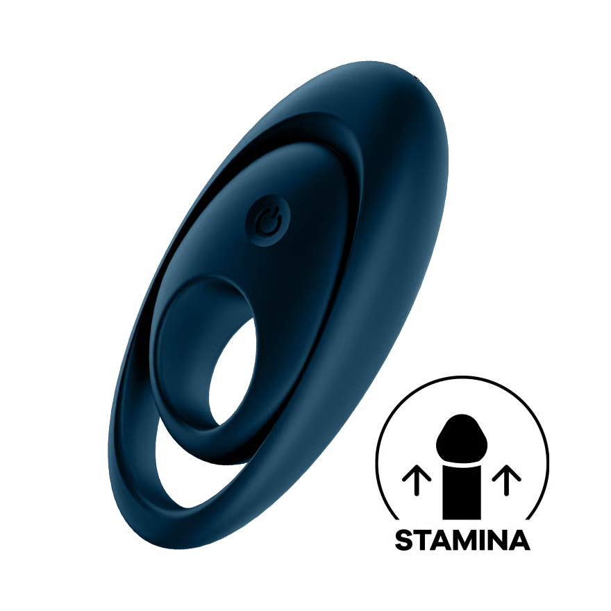 Satisfyer Glorious Duo 寬版情侶雙環震動陰莖環