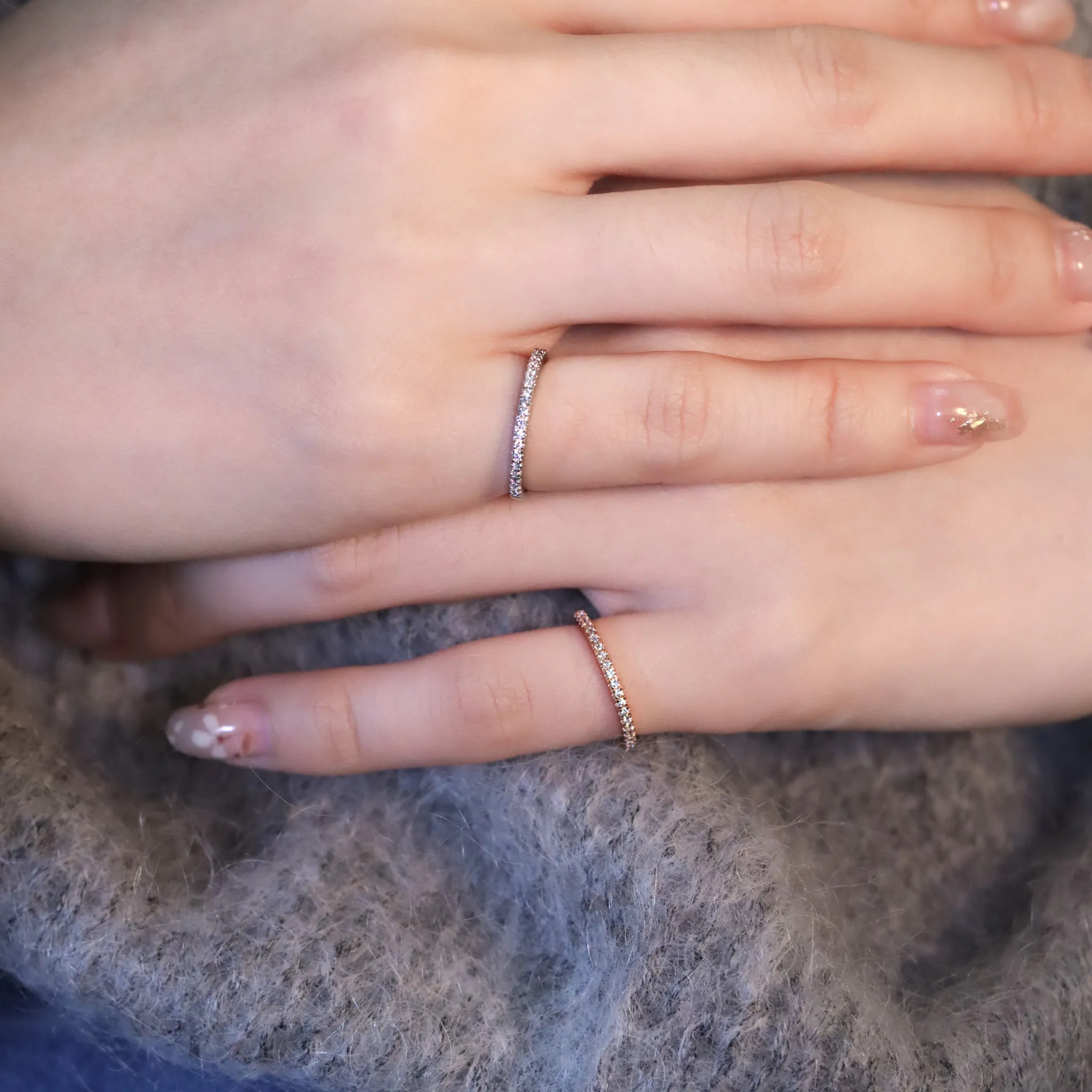 | 925銀・白金・玫瑰金 | 純白精靈尾戒(銀/玫瑰金) | RI0979 |